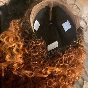 Curly lace wig